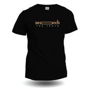 Azan Lifestyle Search The Truth Carded Cotton Half Sleeve Dawah T-shit for Men (AT131 Black M Size)