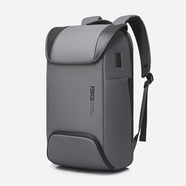 BANGE USB Charging Laptop Backpack (Grey) - 15 Inch - BG-7276