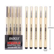 BAOKE 5pcs/set Micron Needle Drafing Pen Sketching drawing Pen Art Markers for Sketch design sketch Lettering School Album Writing
