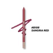 BEAUTY GLAZED Waterproof Matte Lip Liner Pencil For Lips - #B108 SANGRIA RED