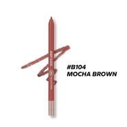 BEAUTY GLAZED Waterproof Matte Lip Liner Pencil For Lips - #B104 MOCHA BROWN