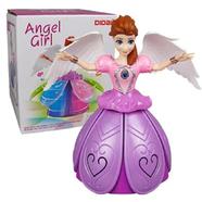 Battery Operated Dancing Angel Princes Girl With Flash Lights And Music - Multicolour