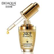 BIOAQUA 24K Gold Skin Care Anti Aging 24K Gold Serum Face Serum with Hyaluronic Acid and Collagen Anti-aging Serum -30ml