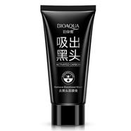 BIOAQUA ACTIVATED CARBON CHARCOAL BLACKHEAD REMOVAL CLEANSING DEEP PORES PEEL OFF BLACK MASK - 60GM