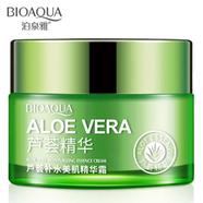 BIOAQUA Aloe Vera Refresh Cream Soft Smooth Silky Skin Lightening Natural Extract Moisturizing - 50g