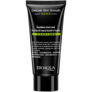 BIOAQUA Bamboo Charcoal Purifying Peel-off Black Mask Blackhead Remover Acne Treatments Face Care Sunction Deep Cleansing-60gm