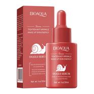 BIOAQUA Face Snail Serums Face Nourishing Tighten Anti Wrinkle Wake up Skin Energy Facial Moisturizer For Women-30ml