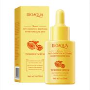 BIOAQUA Turmeric Whitening Freckles Serum Remove Dark Spots Melasma Brighten Lighten Melanin Improve Dull Anti-aging Face Skin Care - 30ml