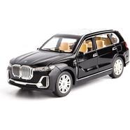 BMW X7 Diecast Alloy Car New 1/24 Scale Metal Car 6 Open Pull Back Car Collectible Toy 20 CM Long Large size