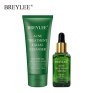 BREYLEE Acne Treatment Series ( Serum and Cleanser )-2pcs