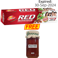 BUY 1 Dabur Red Paste- 100G ET 1 Mustard Honey 250gm FREE!! - FC250100BD