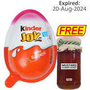 BUY 1 Kinder Joy Lei with Surprise (20gm) GET 1 Mustard Honey 250gm FREE!! - 77134090