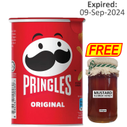 BUY 1 Pringles Original Potato Chips 42g GET 1 Mustard Honey 250gm FREE!! - 8646711082