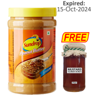 BUY 1 Sundrop Peanut Butter Crunchy 462gm GET 1 Mustard Honey 250gm FREE!! - AI23