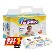 BUY 1 Savlon Twinkle Baby Belt System Baby Diaper (XL Size) (11-25kg) (32pcs) GET 1 Savlon Twinkle Baby Wipes Pouch 120pcs FREE