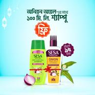 BUY SESA Herbal Onion Oil 100ml With GET SESA Herbal Care Shampoo 100 ml FREE