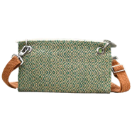 Baah Emerald Green Jute Purse icon