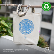 Baah Recycled Blue Mystique Tote Bag