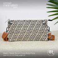 Baah’s Classic Brown Cross Body Purse