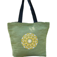 Baah's Groovy 02 Jute Canvas Bag