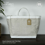 Baah’s Natural Jute Tote Bag image