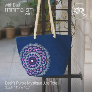 Baah’s Purple Mystique Jute Tote icon