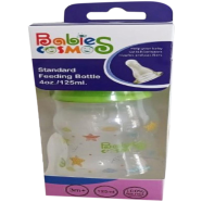 Babies Cosmos (1010-Green) Standard Feeding Bottle 4oz. / 125ml. 