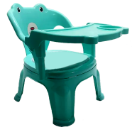Baby Chair With Made In High Quality ABS Plastic Tray Baby Chair Kids Chair, Strong Durable Children Chair For Home And Travelling (feeding_chair_l1_g) Light green - 387315292 icon