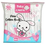 Baby Cherie Pure Baby Cotton Buds 100 Pcs Zipper Bag 12 Pcs - 142800480