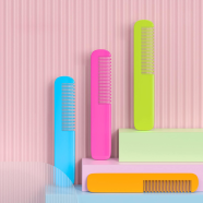 Baby Comb Straight Comb Newborn Children's Hair Comb Small Comb Girl Toddler Small Comb ABS Material -1pcs icon