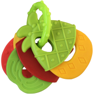 Baby Fruit Silicone Head Teether Fitness Educational Toy CN -1pcs