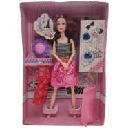 Baby Girls Angel Barbie Doll With Dress Set (barbie_yb179-12c) - Multicolor