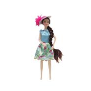 Baby Girls Angel Barbie With Dress Bag Shoe Doll Set (barbie_yb179-12d) - Multicolor