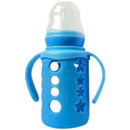 Baby Glass Feeder 120 ml/40z (Silicon Cover) China