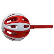 Baby Hand Bell Jhunjhuni, Hand Grasp Bell Toy, Newborn Baby Early Light Toy (jhunjhuni_rfl_938540_r_2p) Red - 2 Pcs - 314828992 icon