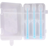 Baby Hand brush Children's Silica Gel Dimensional Body Milk for Training Toothbrush Set, Safe Silicone Brush Soft-bristled Teether - 3 pcs icon