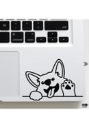 DDecorator Baby Husky Waving Laptop Sticker - (LS155)
