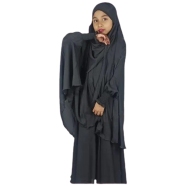 Baby Khimar/Kheemar Borka Full Set (khimar_6-10_purple) image