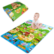 Baby Kids Double Sided Play Crawl, Educational ,Game Soft Foam Picnic Carpet Play Mat 200 x 180 cm