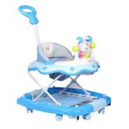 Baby Musical Walker cum Rocker with Push Handle BLB Brand- Blue image