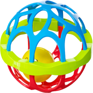 Baby Plastic Soothing Rattle Toy for Newborn Baby 0-3-6 Month Early Education Puzzle Hand Ball icon