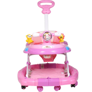 Baby Rocking Walker with Handle- Pink