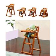 Baby Wooden High Chair (Mahogany) - CY-16-1