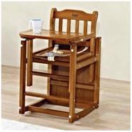 Baby Wooden High Chair (Mahogany) - CY-18-1
