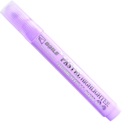 Baile Text Highlighter Assorted Pastel Colors Purple 1 Pcs