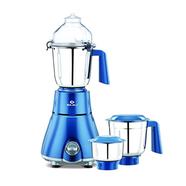 Bajaj Beryl Persian Blue 750 Watts, 3 Jar Mixer Grinder with Anti-Germ And Anti-dust Coating