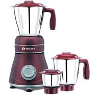 Bajaj Mixer Grinder with Anti-Bacterial Coating and Nutri-Pro Feature - 3 Jars - Crimson Red - 800W - Ivora 800W - Ivora 800W