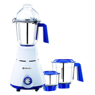 Bajaj Typhoon 750W Mixer Grinder with Nutri-Pro Feature, 3 Jars, White image