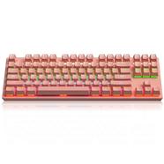 Bajeal 87 Keys Hot Swappable Mechanical Gaming Keyboard Pink - K300