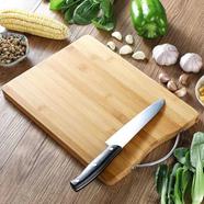 Bamboo Cutting And Choping Board With Stainless Steel Handle